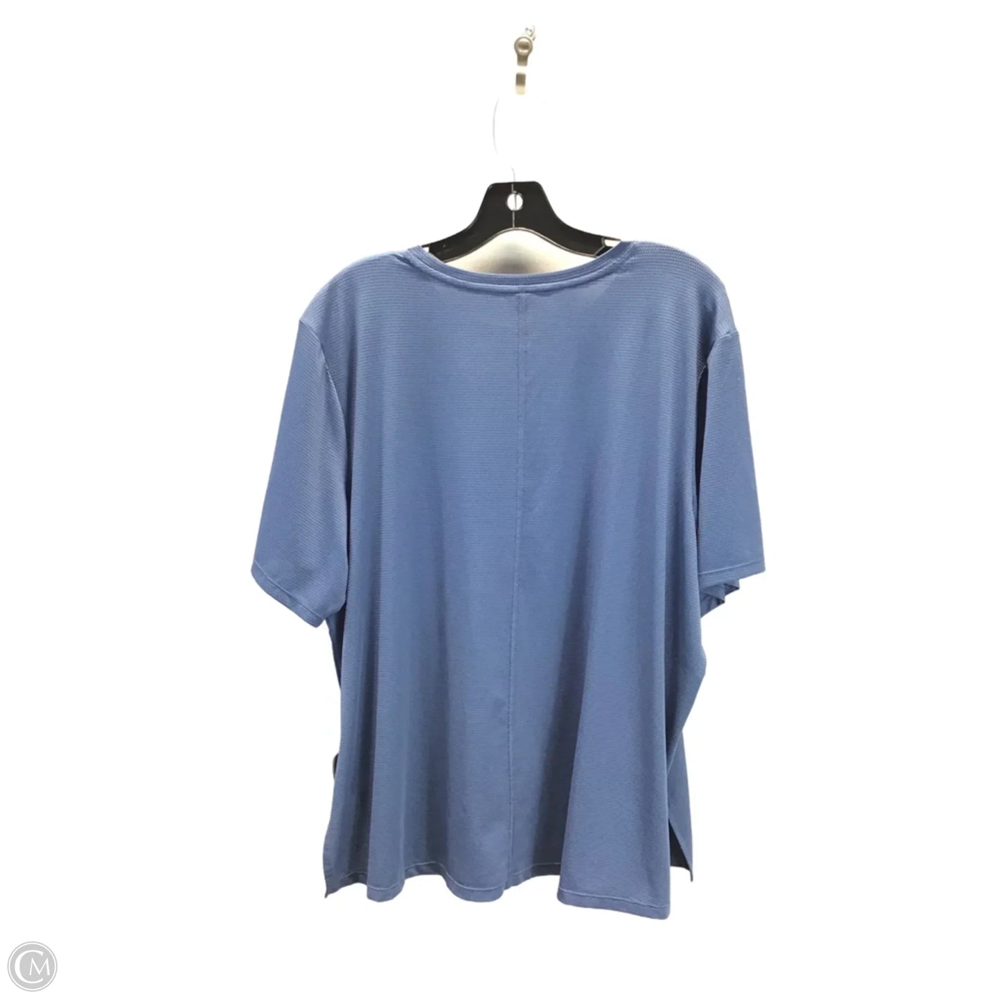 Athletic Top Short Sleeve By Xersion In Blue, Size: Xl