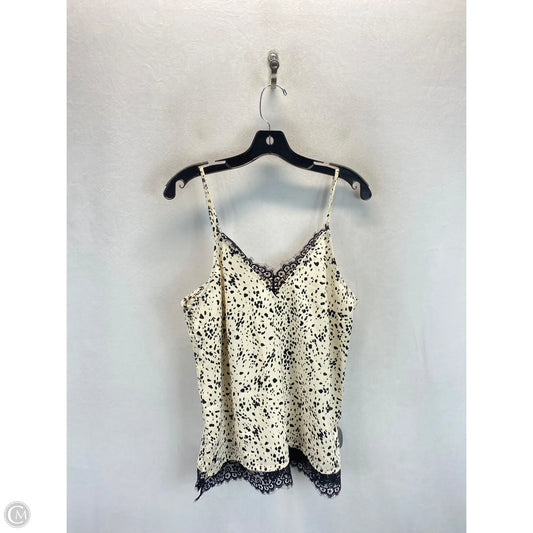Top Sleeveless By A New Day In Black & Cream, Size: M