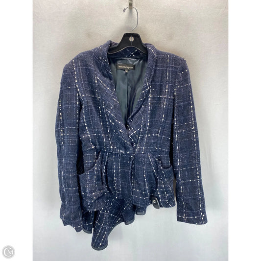 Blazer By Nanette By Nanette Lepore In Blue & Cream, Size: 8