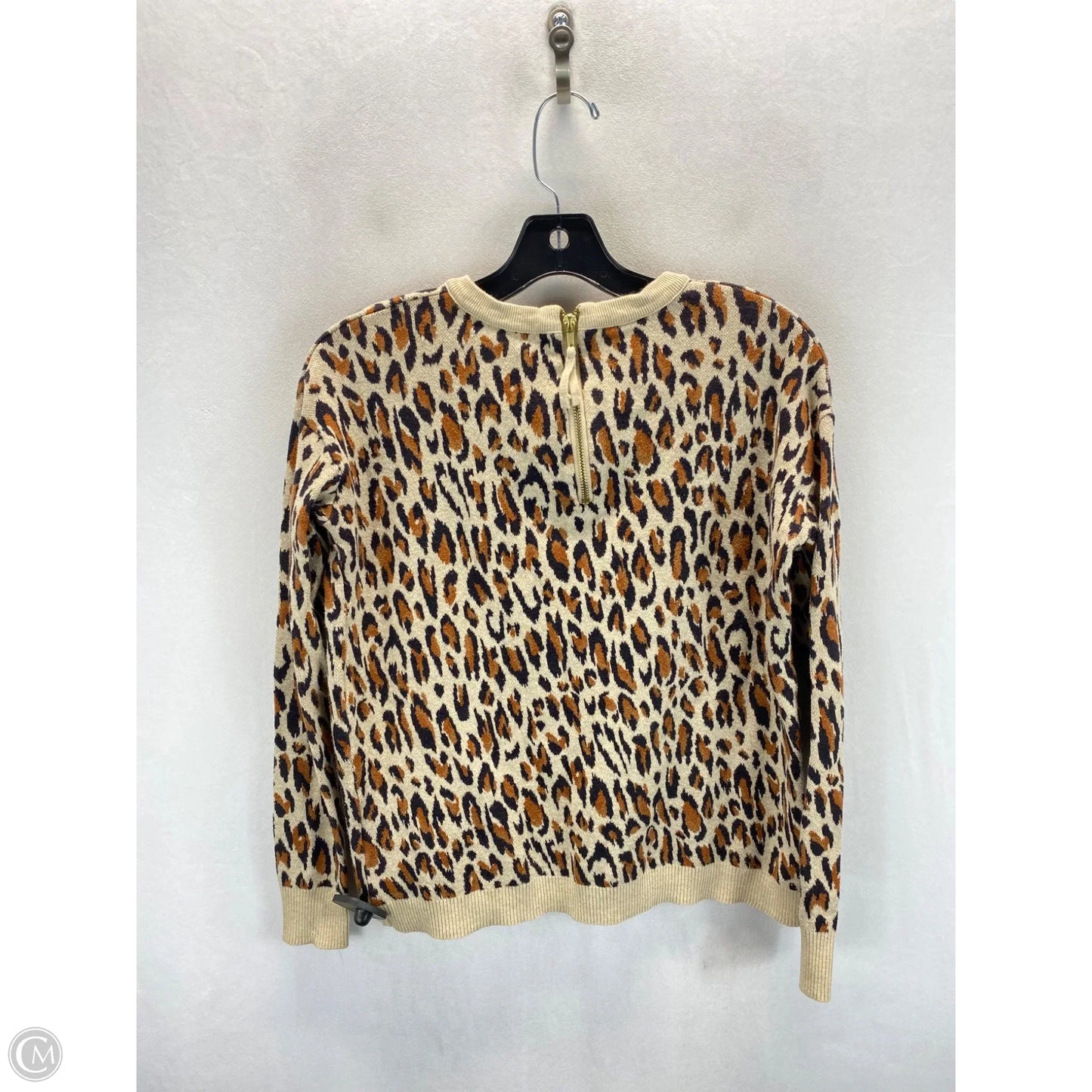 Sweater By H&m In Leopard Print, Size: Xs