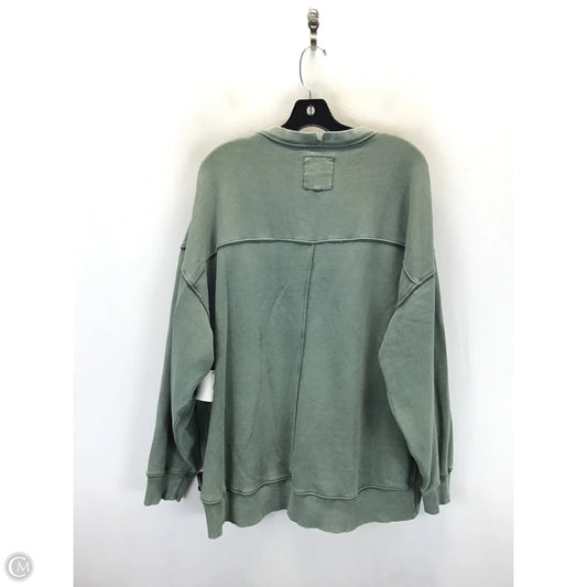 Sweatshirt Crewneck By Aerie In Green, Size: L