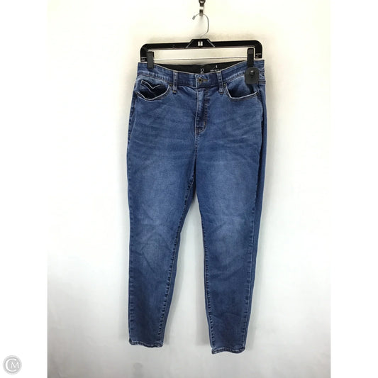 Jeans Skinny By New York And Co In Blue Denim, Size: 12