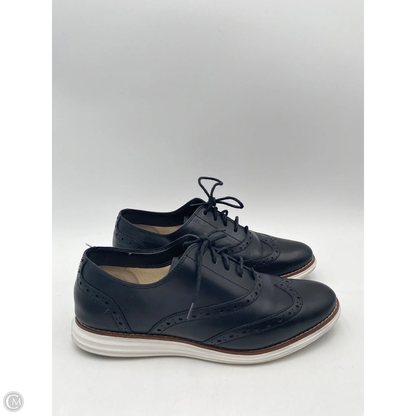 Shoes Flats By Cole-haan In Black & White, Size: 8.5