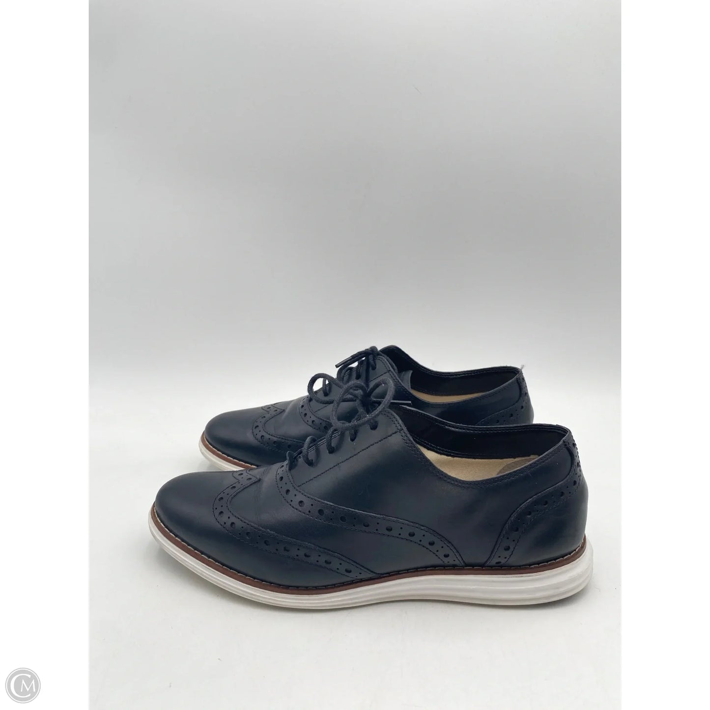 Shoes Flats By Cole-haan In Black & White, Size: 8.5