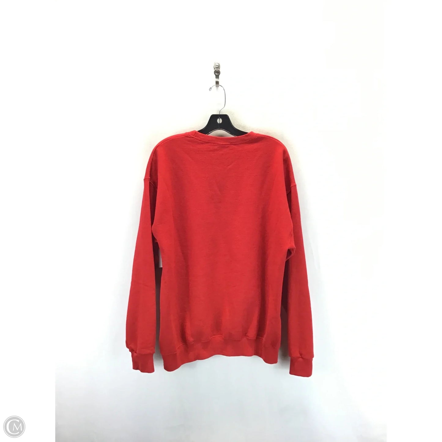 Sweatshirt Collar By Fashion Nova In Black & Red, Size: L