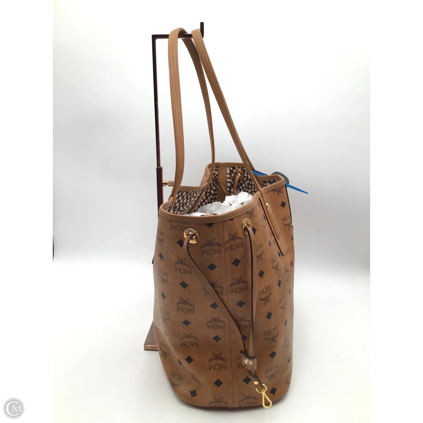 Tote Luxury Designer By Mcm, Size: Large