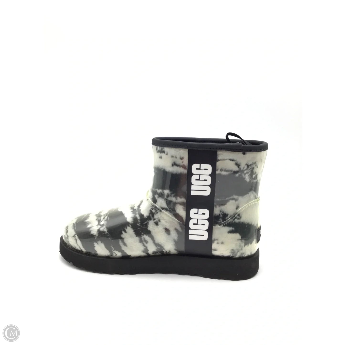 Boots Designer By Ugg In Black & White, Size: 9