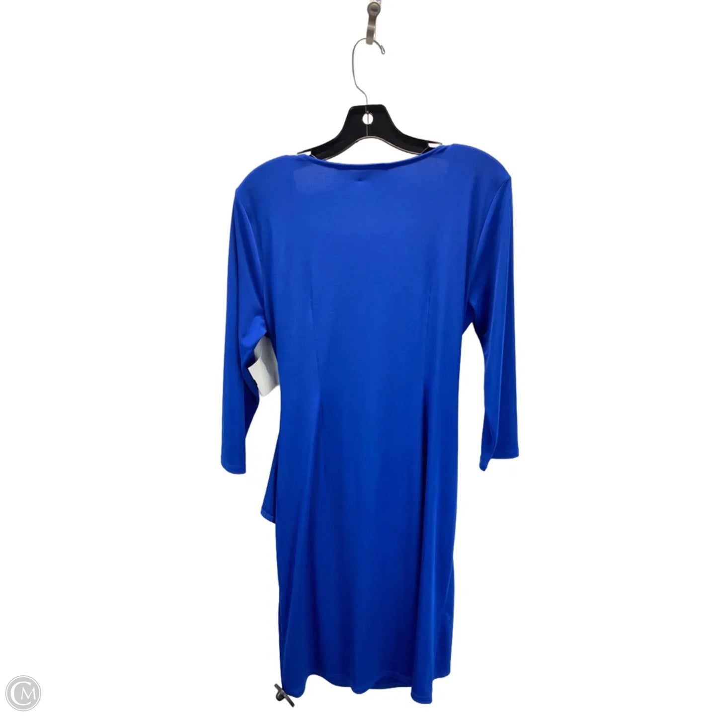 Dress Casual Midi By New York And Co In Blue, Size: M