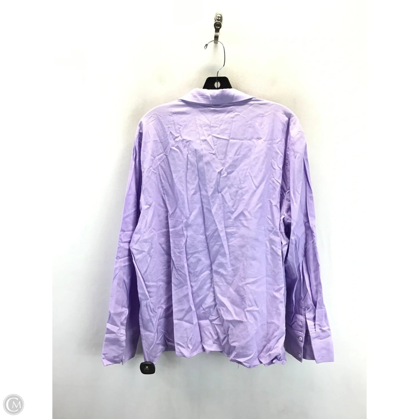 Top Long Sleeve By Clothes Mentor In Purple, Size: 2x