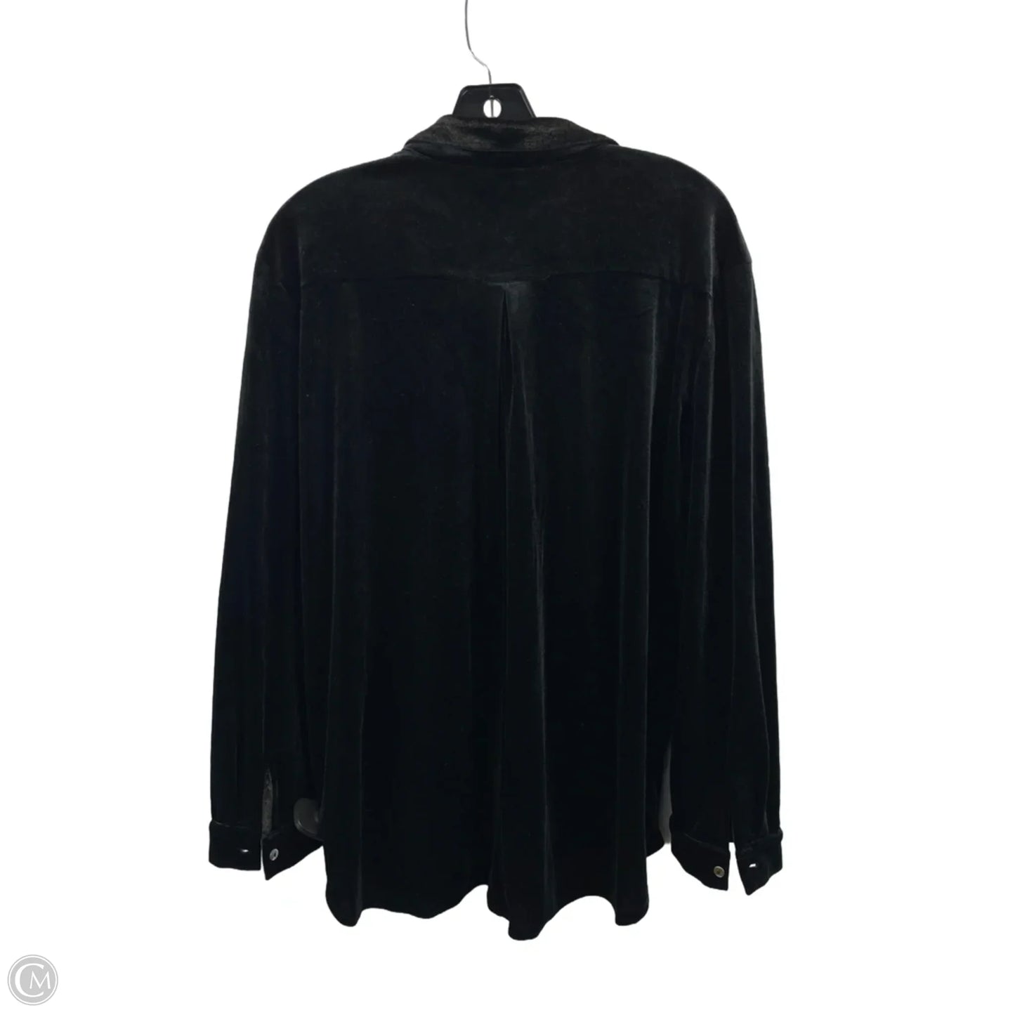 Top Long Sleeve By She + Sky In Black, Size: L
