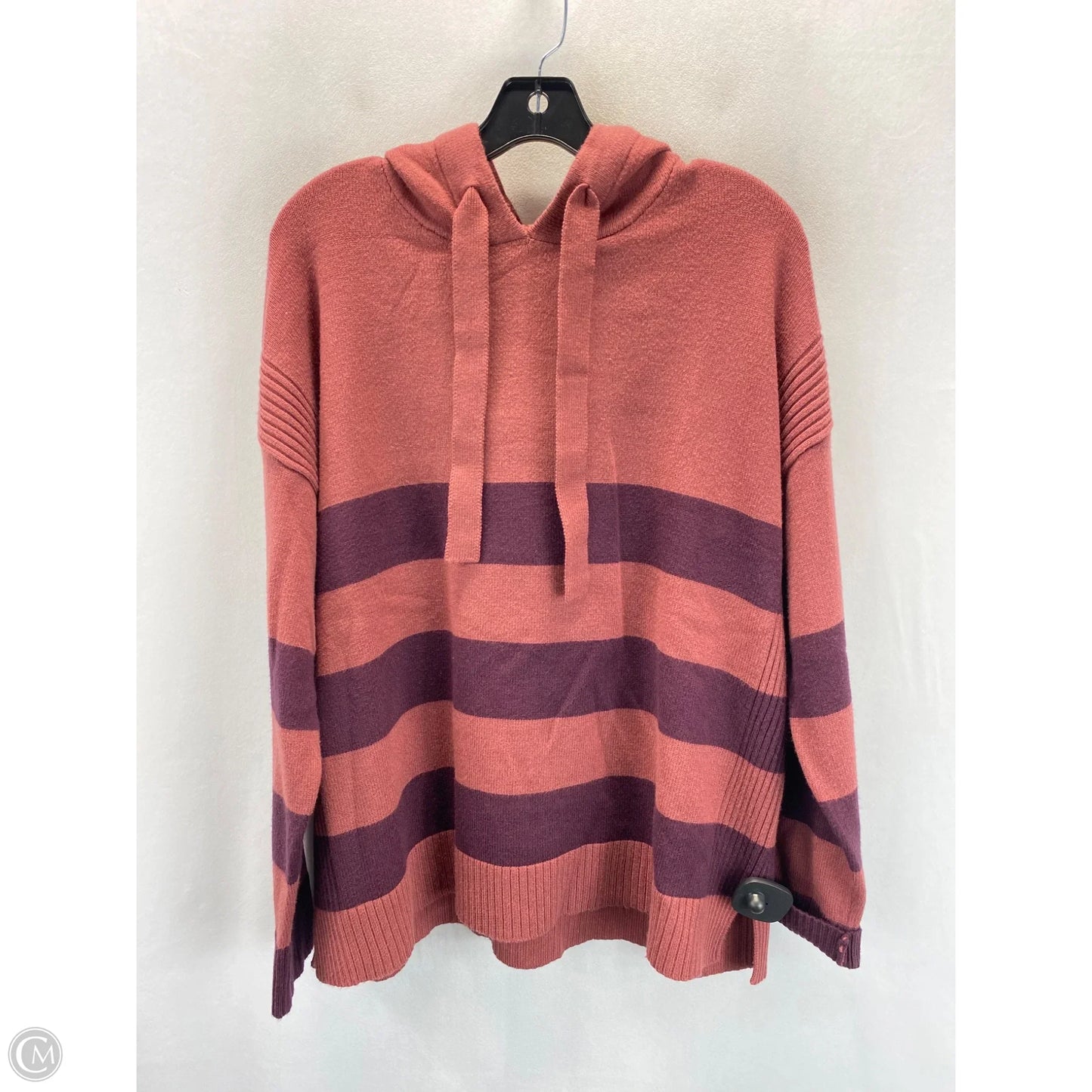 Sweater By Liz Claiborne In Pink & Purple, Size: Xl