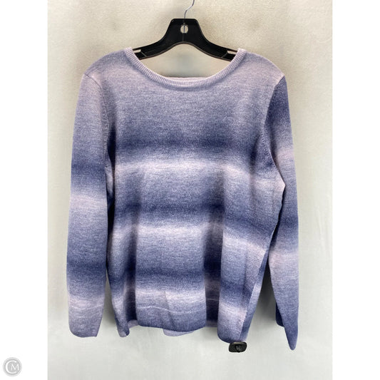Sweater By Worthington In Purple, Size: Xl