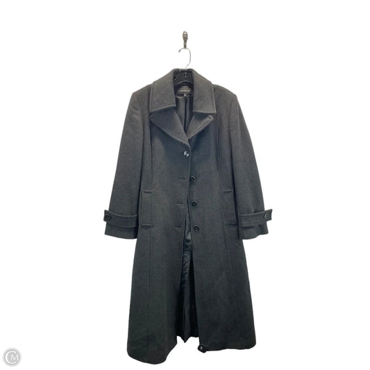 Coat Trench Coat By Jones New York In Black, Size: 12