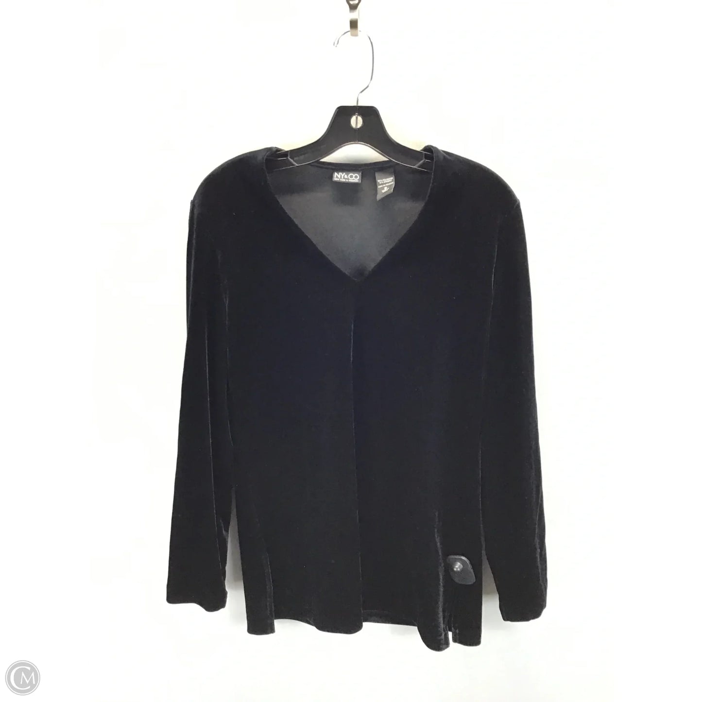 Top Long Sleeve By New York And Co In Black, Size: S