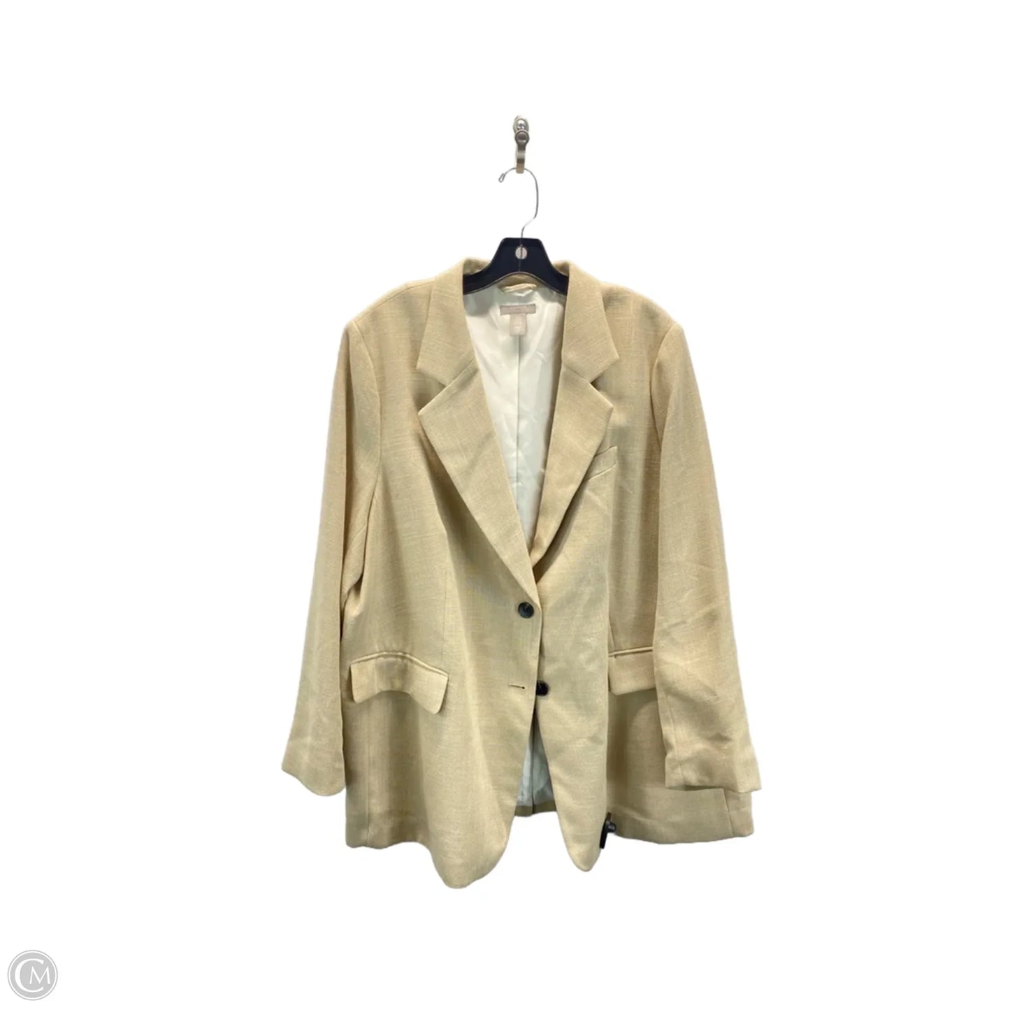 Blazer By H&m In Tan, Size: Xxl