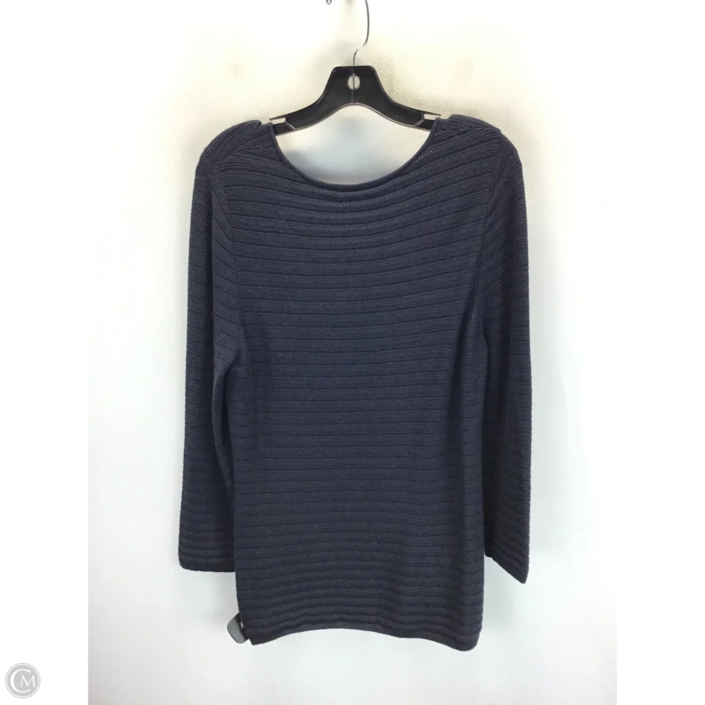 Top Long Sleeve By Ann Taylor In Blue, Size: L