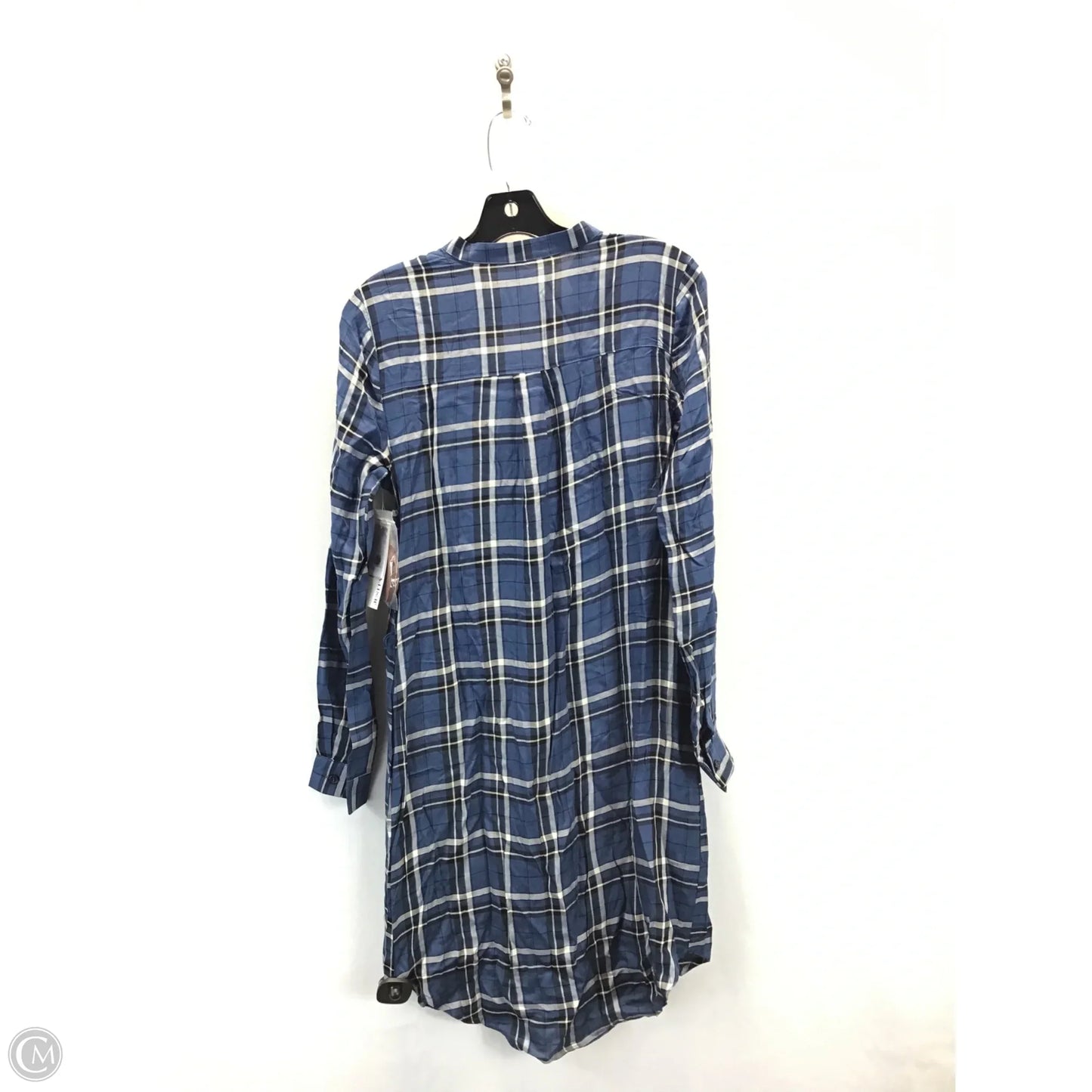 Dress Casual Midi By Justfab In Plaid Pattern, Size: S