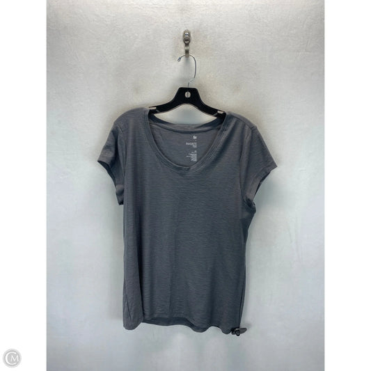 Top Short Sleeve By So In Grey, Size: Xxl