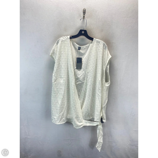 Top Sleeveless By Shein In White, Size: 24
