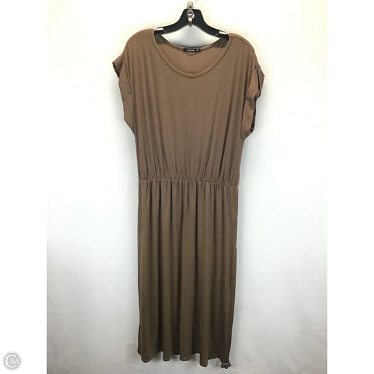 Dress Casual Maxi By Annabelle In Brown, Size: L