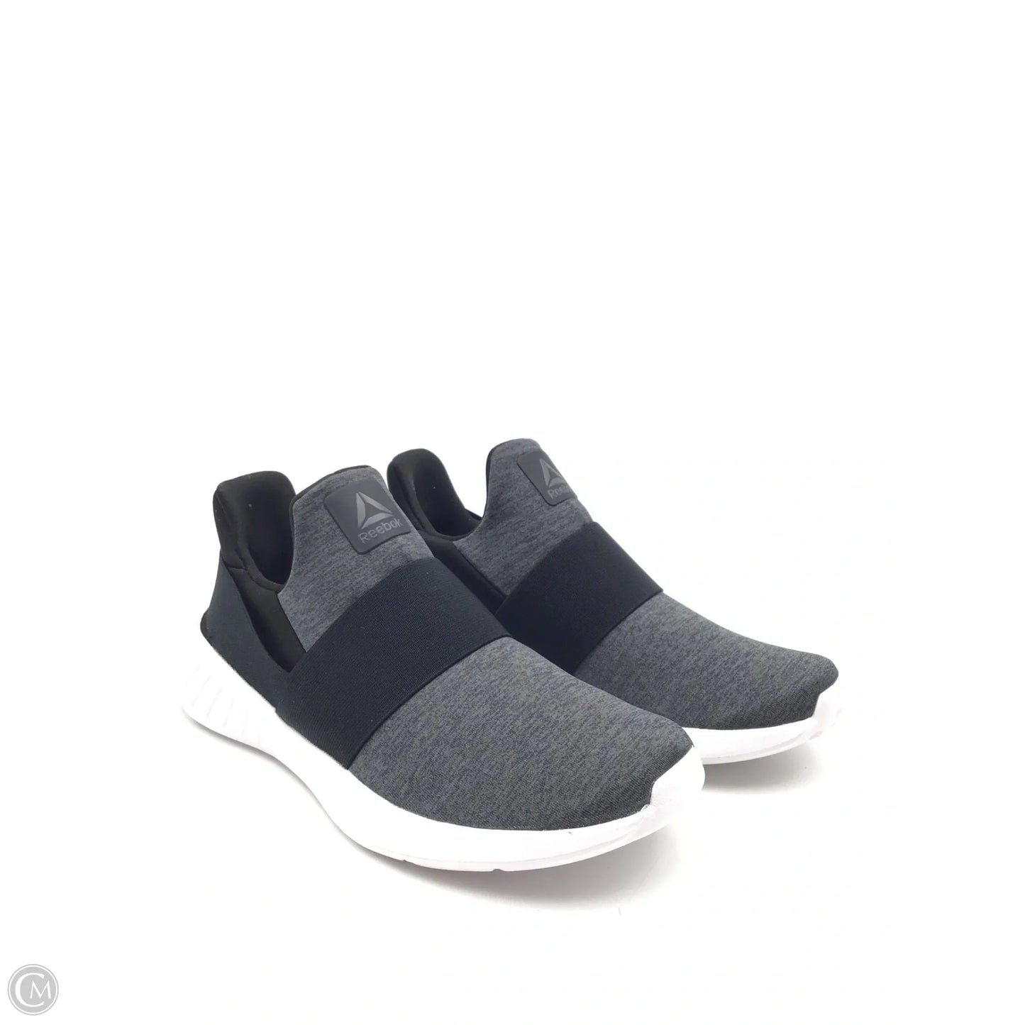 Shoes Athletic By Reebok In Black & Grey, Size: 7.5