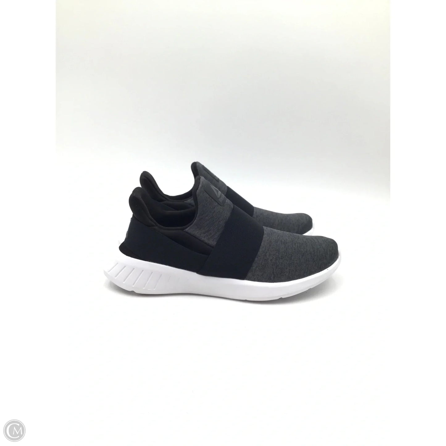 Shoes Athletic By Reebok In Black & Grey, Size: 7.5