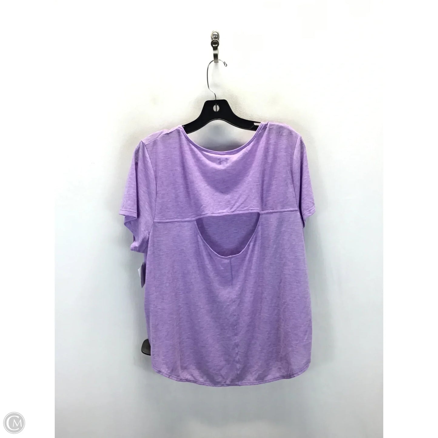 Top Short Sleeve By Under Armour In Purple, Size: Xl