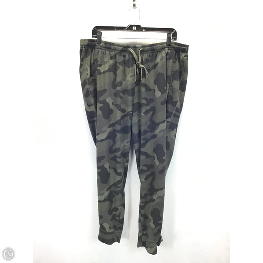 Pants Lounge By Old Navy In Camouflage Print, Size: Xl