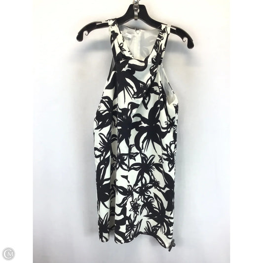 Dress Casual Midi By Mng In Black & Cream, Size: 2