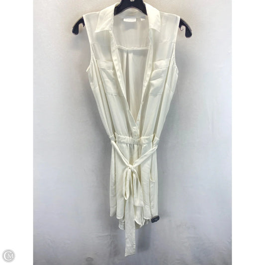 Romper By New York And Co In White, Size: Xs
