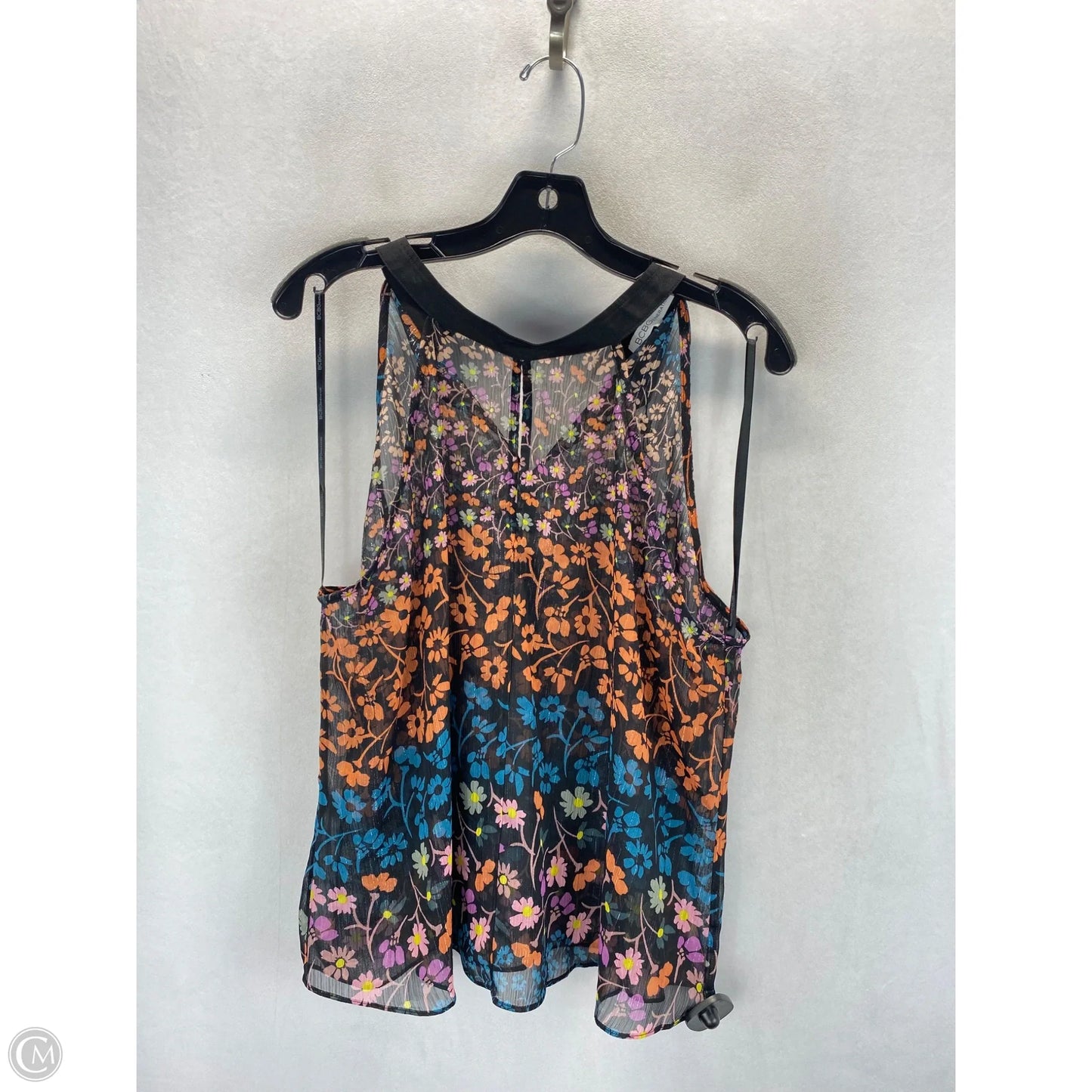 Top Sleeveless By Bcbg In Multi-colored, Size: Xl