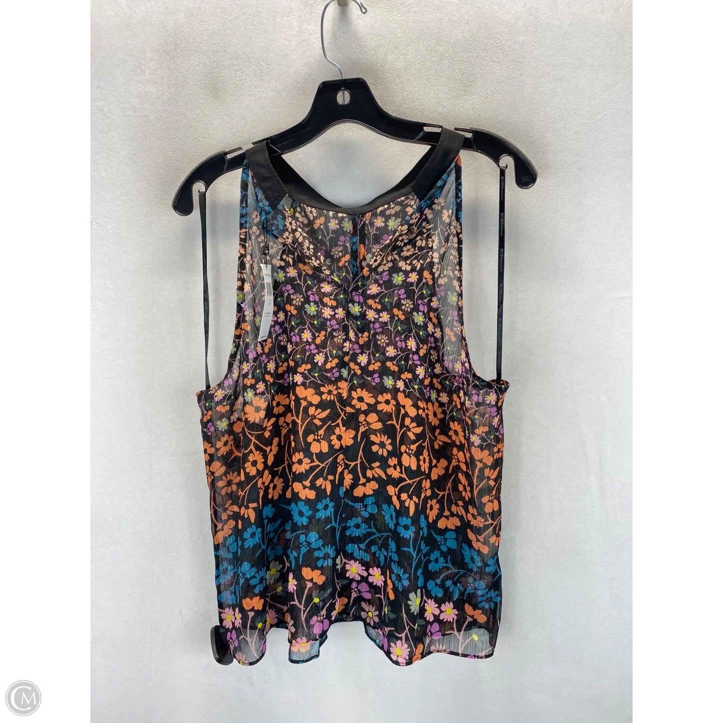 Top Sleeveless By Bcbg In Multi-colored, Size: Xl