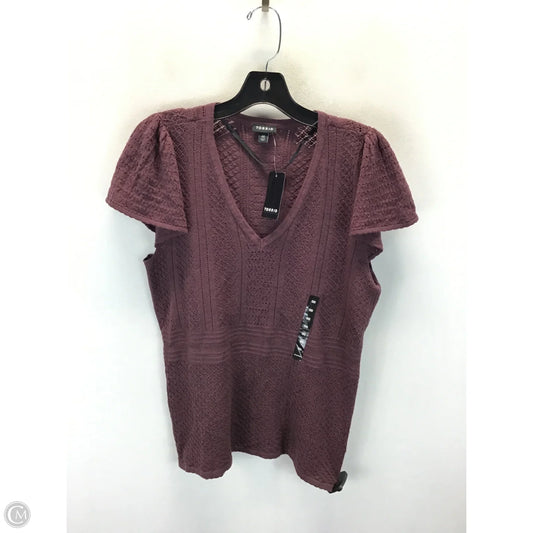 Top Short Sleeve By Torrid In Purple, Size: 0