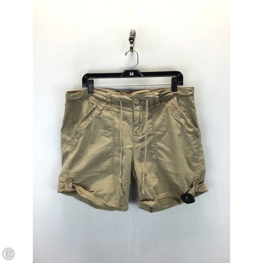 Shorts By Clothes Mentor In Tan, Size: 14