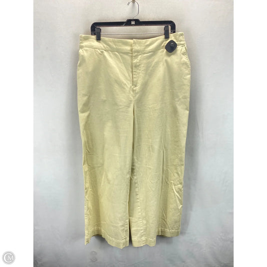 Pants Dress By Clothes Mentor In Yellow, Size: 1x