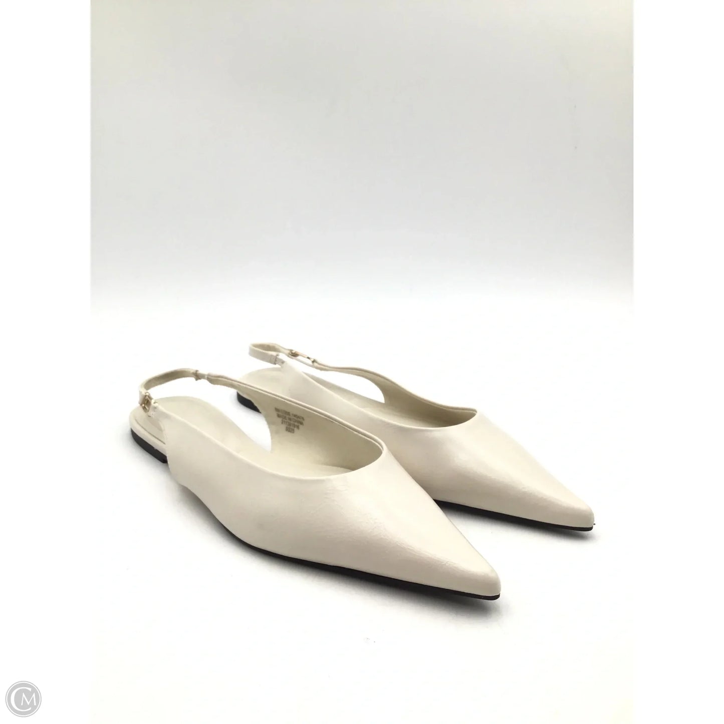 Shoes Flats By Primark In Cream, Size: 10