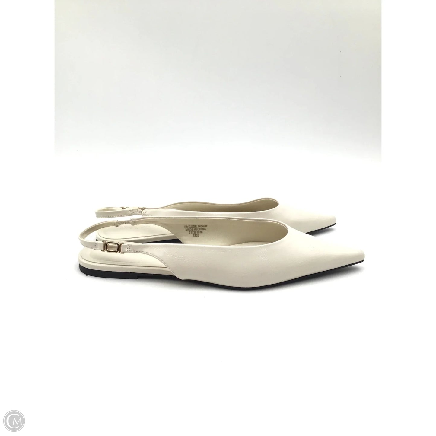 Shoes Flats By Primark In Cream, Size: 10