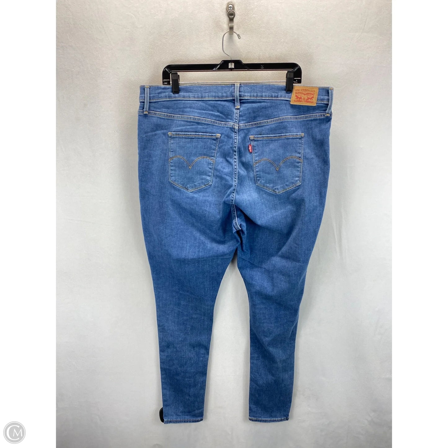 Jeans Skinny By Levis In Blue, Size: 20