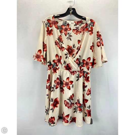 Dress Casual Midi By Mine In Floral Print, Size: L
