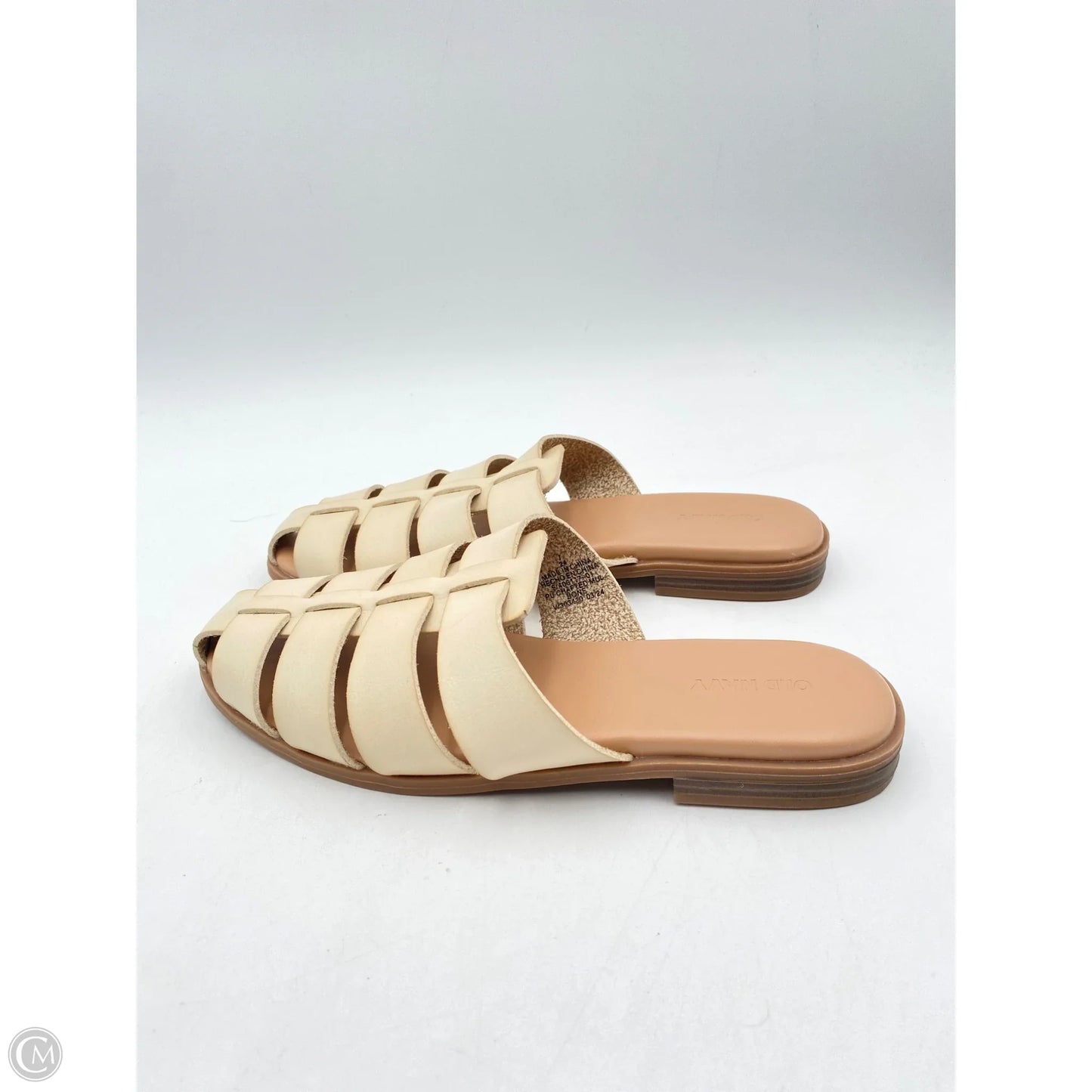 Sandals Flats By Old Navy In Cream, Size: 7
