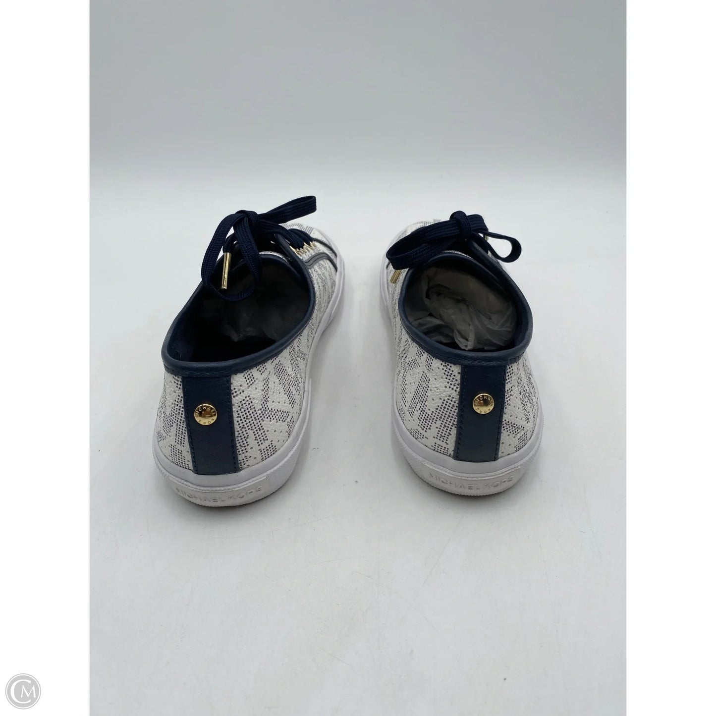Shoes Designer By Michael Kors In Blue & White, Size: 9.5