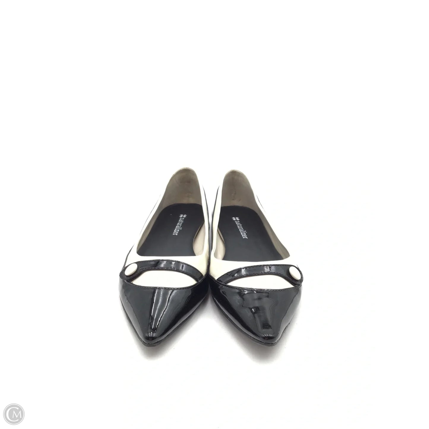 Shoes Flats By Naturalizer In Black & Cream, Size: 7.5