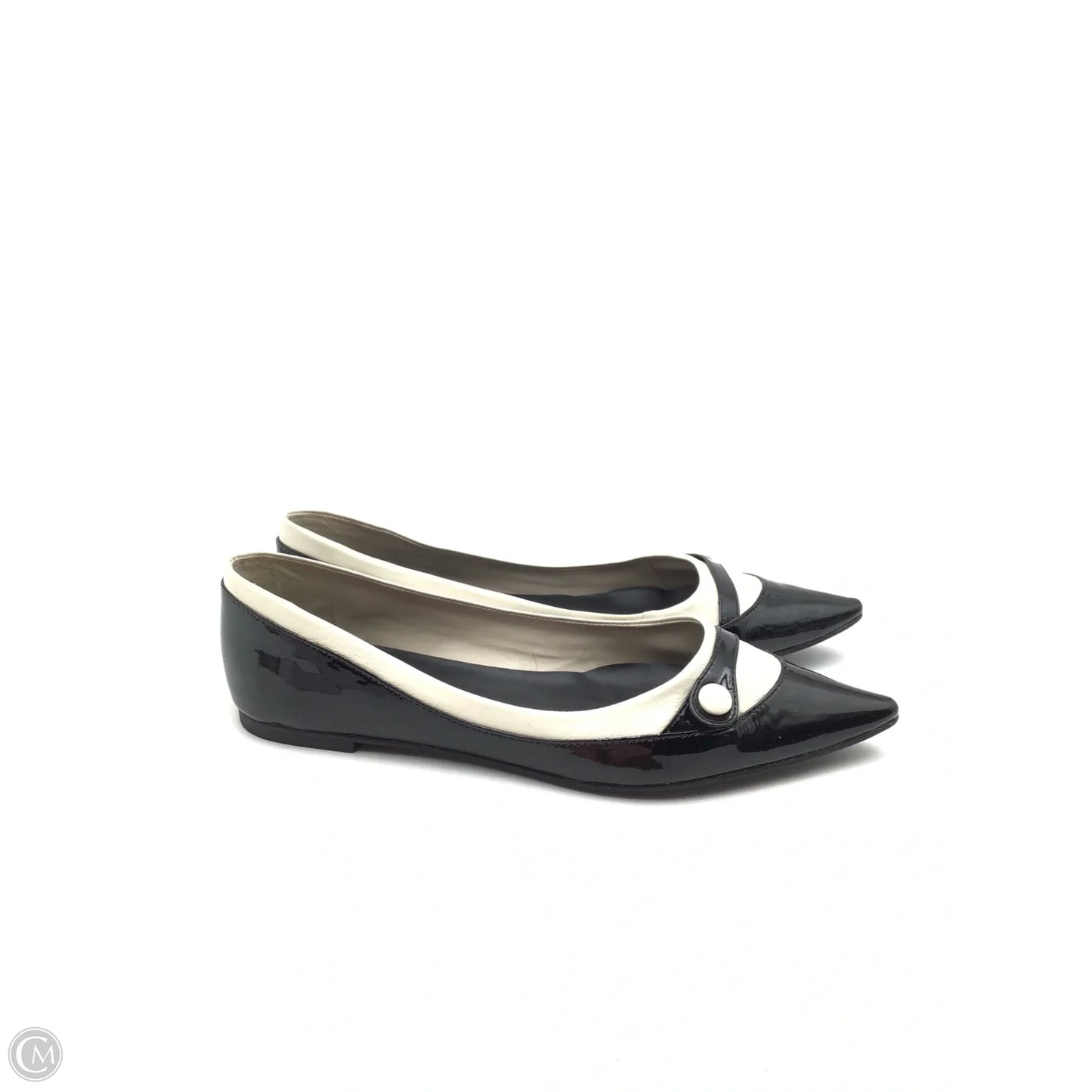 Shoes Flats By Naturalizer In Black & Cream, Size: 7.5