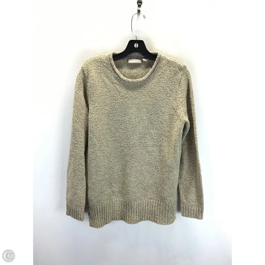 Sweater By Croft And Barrow In Tan, Size: M