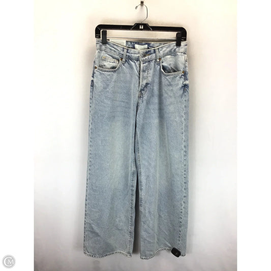 Jeans Wide Leg By H&m In Blue, Size: 4
