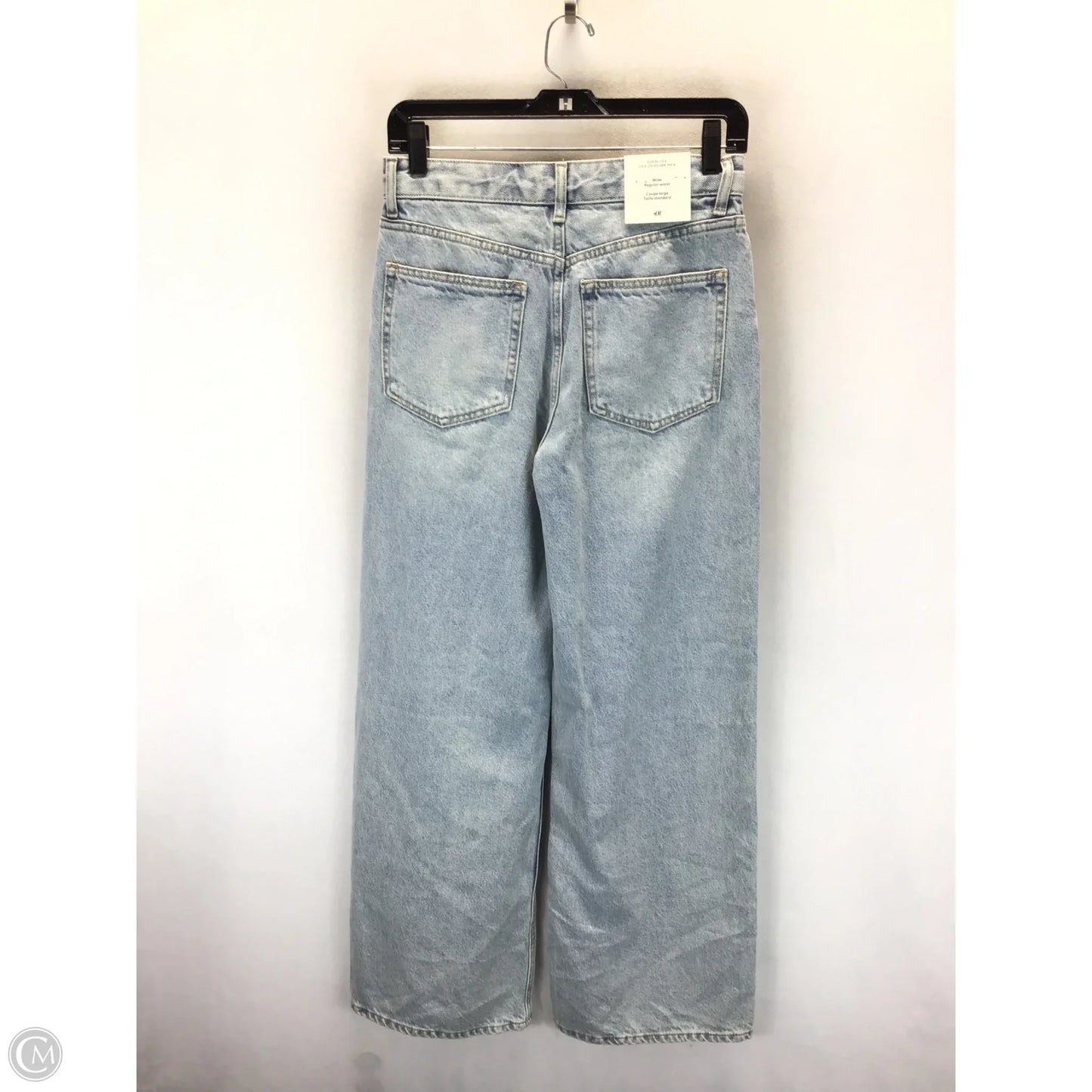 Jeans Wide Leg By H&m In Blue, Size: 4
