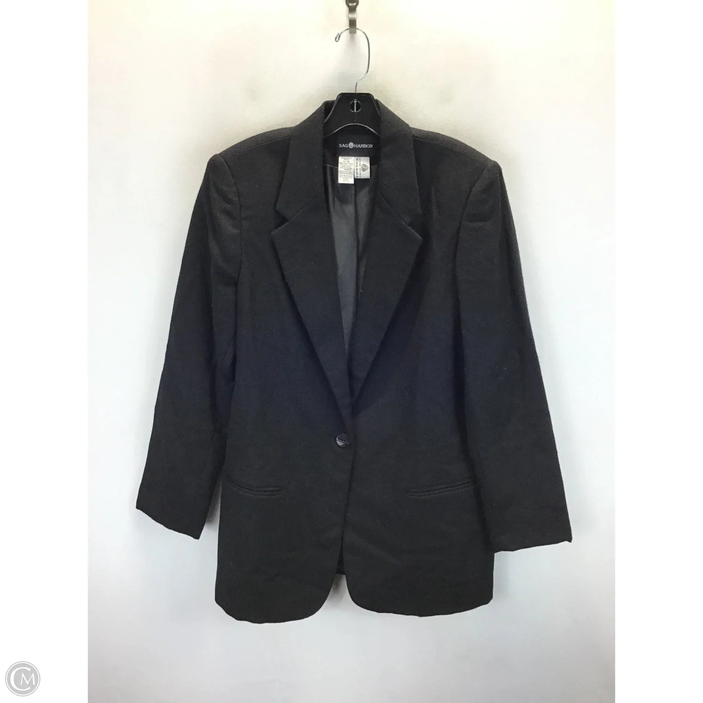 Blazer By Sag Harbor In Black, Size: 14