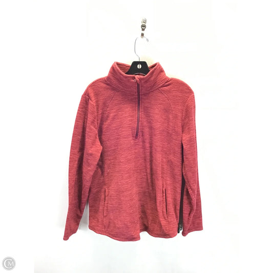 Jacket Fleece By St Johns Bay In Red, Size: L