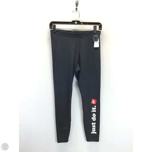 Athletic Leggings By Nike In Black, Size: M