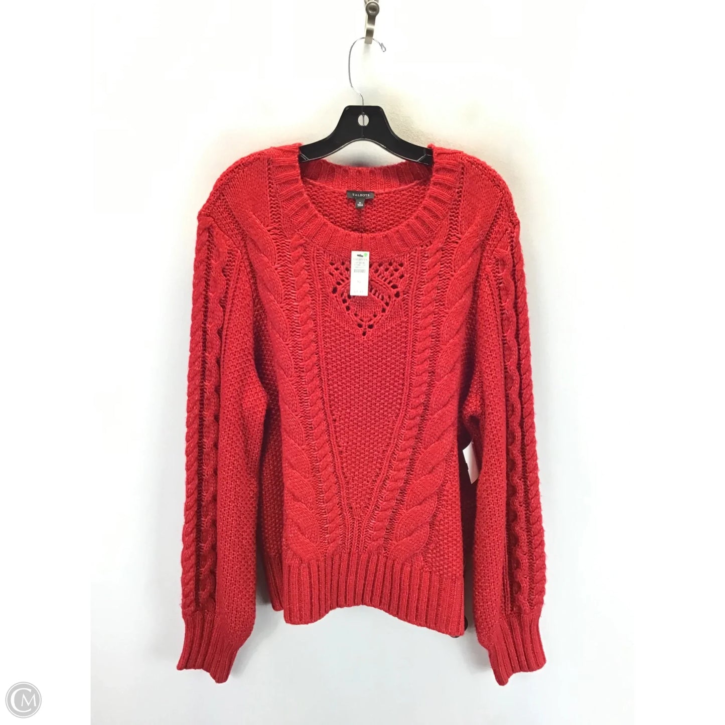 Sweater By Talbots In Red, Size: Xl